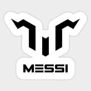 Stylish Messi Logo for Clothing Merchandise with GOAT Influence Sticker